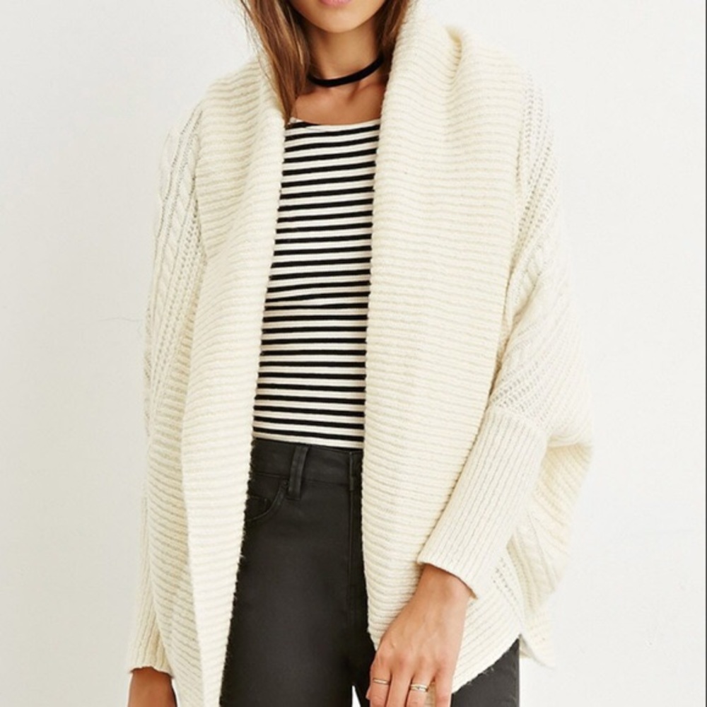 Oversized knit sweater